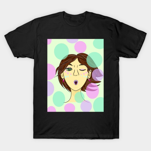 Blowing Bubbles T-Shirt by RenninAldreyi